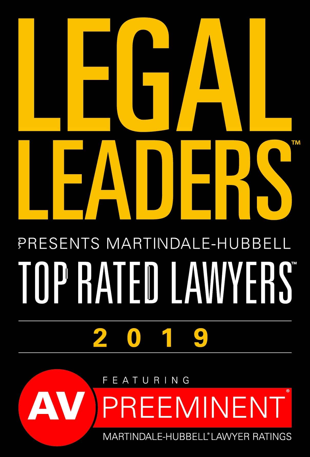 Top Rated Lawyers 2019
