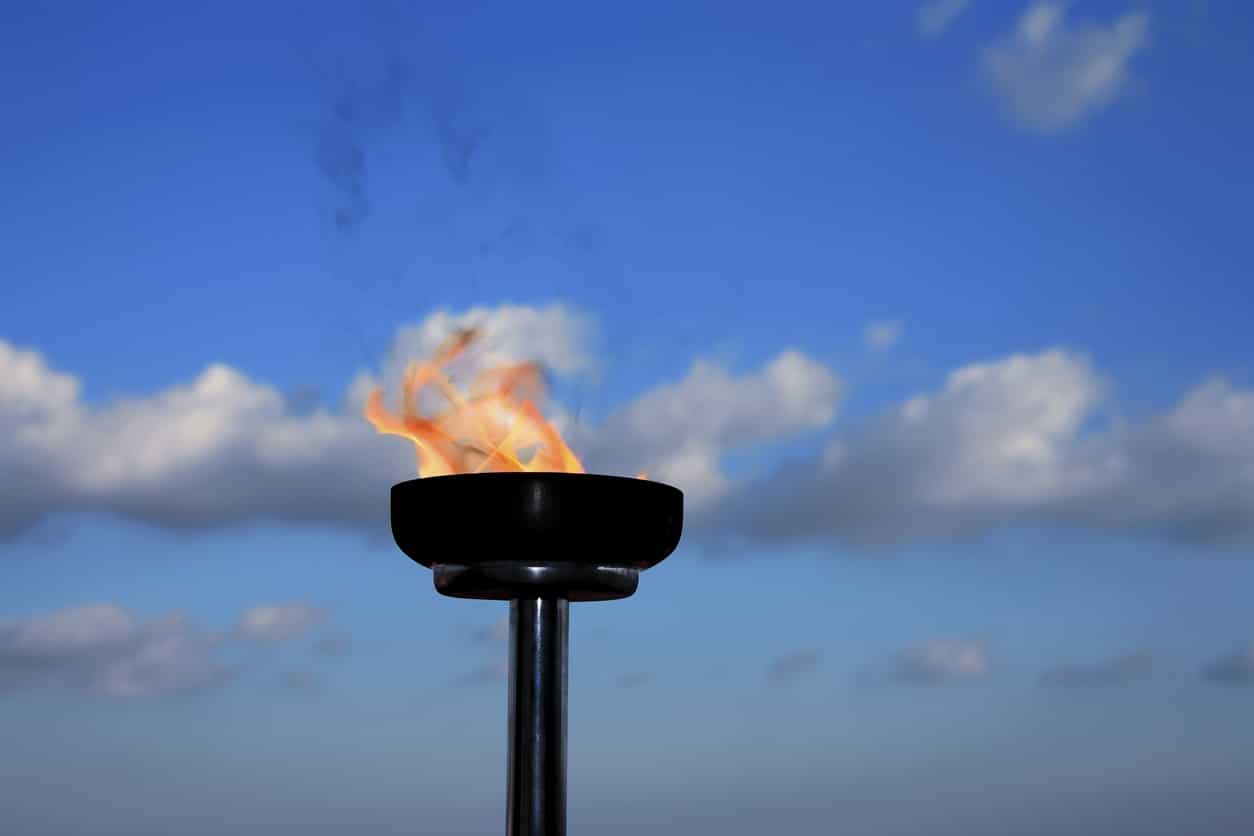 glory burning torch Olympics Act