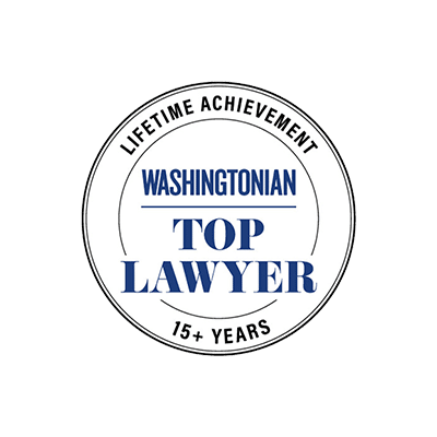 Washingtonian Lifetime Achievement - Top Lawyer 15 Years