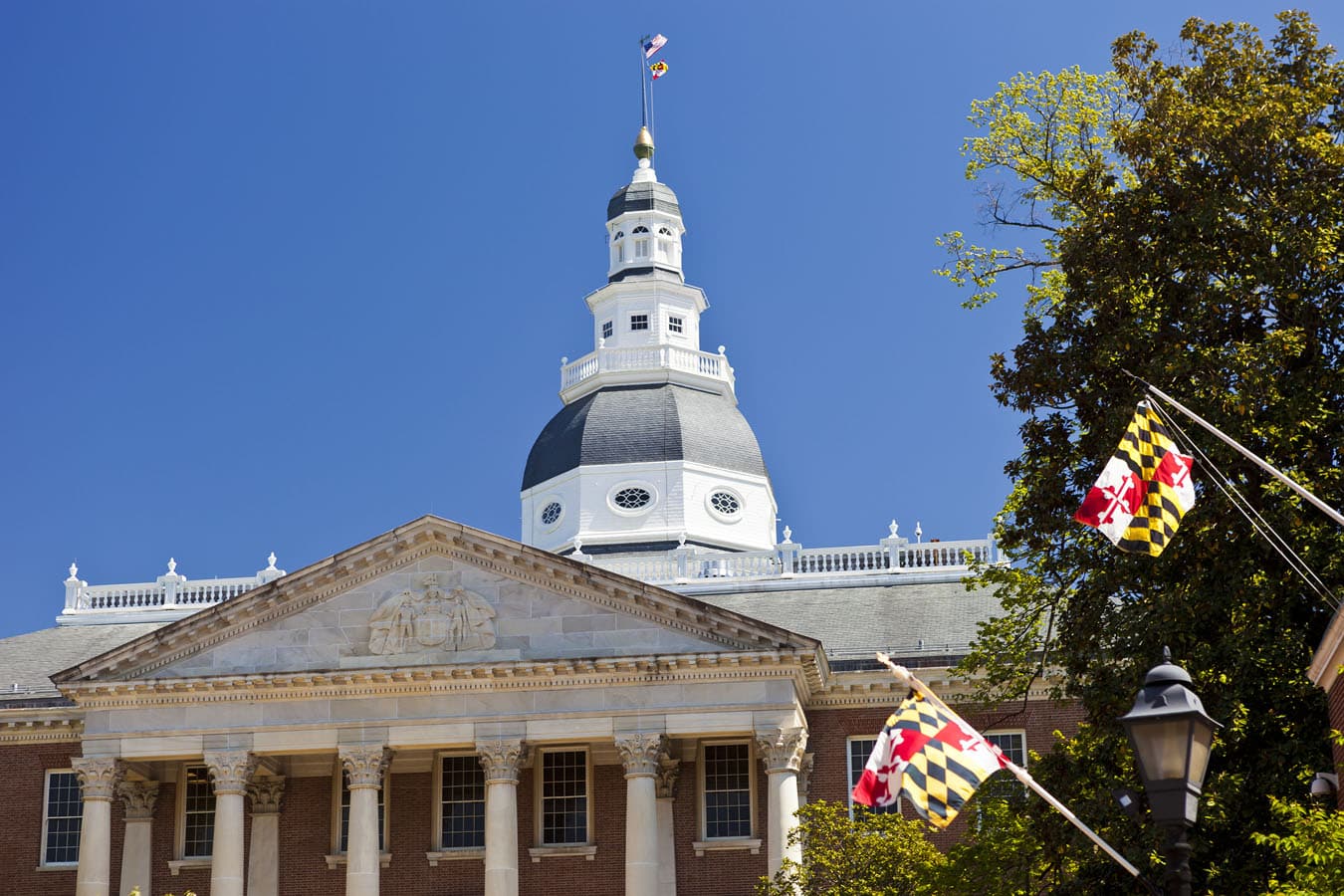 The Maryland State House In Annapolis