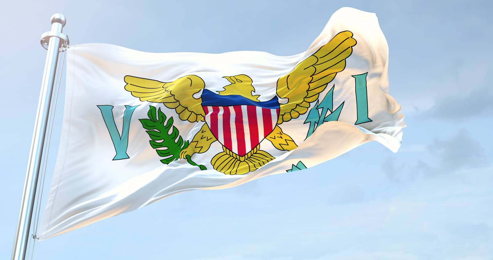 Virgini Islands US flag