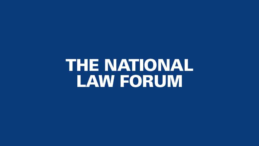 The National Law Forum The National Law Forum